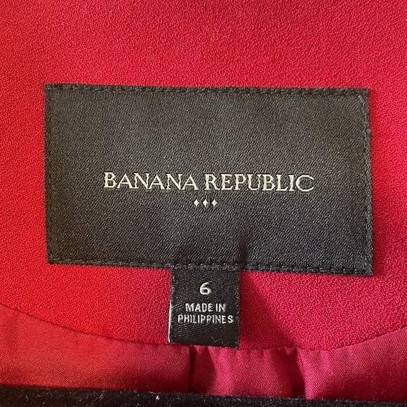 Banana Republic Factory Red Blazer - Picture 3 of 5